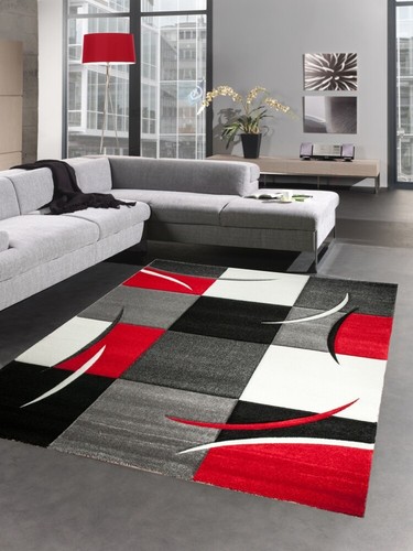 Désigner tapis karo - , rouge