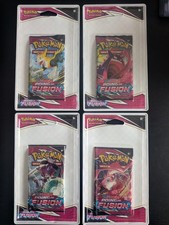 Pokémon Artset 4 Booster Poing De Fusion Sous Blister PLASTIQUE EB08 Français