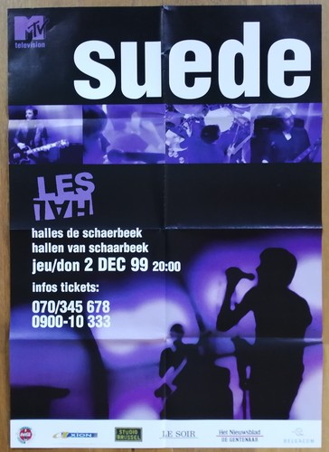 Suede affiche concert - affiche,