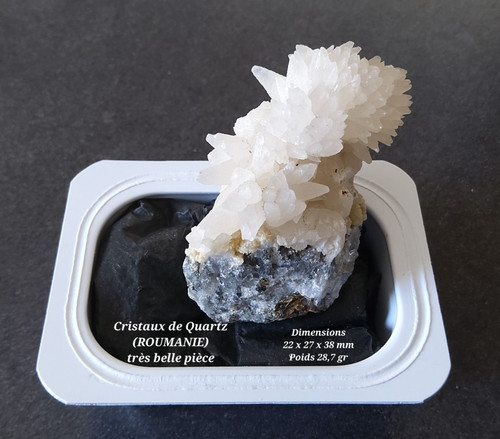Cristaux quartz roumanie - quartz,