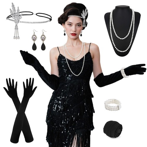 Costume années femme robe - 20, femme,