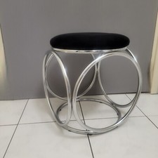 Tabouret chromé ,Jean Pierre Laporte, 1970