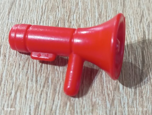 Playmobil mégaphone rouge ref - playmobil,