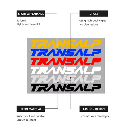Autocollants transalp 600 - autocollants,
