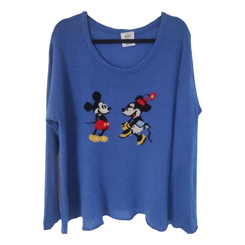 Pull bleu disney mickey minnie - pull,