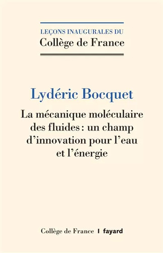 Mécanique moléculaire des - moléculaire,