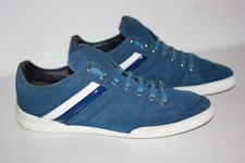 DIOR Homme Sneakers Tennis Cuir Bleu Saphir 38N008 WZK 561 T 40 BE