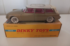 DINKY TOYS BREAK ID 19 CITROEN + BOITE D'ORIGINE N° 539 MADE IN FRANCE MECCANO