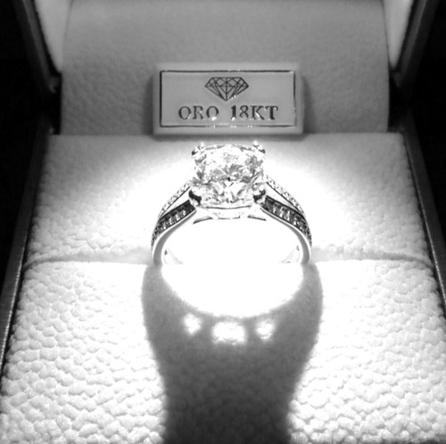 Solitaire ring in - solitaire,