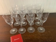 12 verres à vin rouge taillé