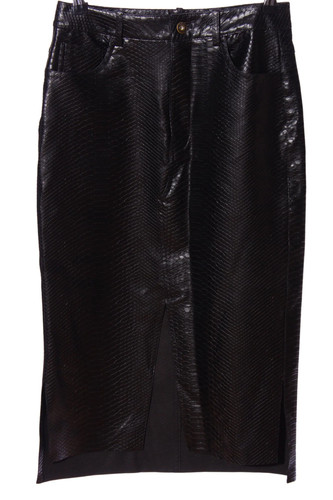 Zara basic jupe cuir - zara,