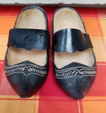 Sabot En Bois Traditionnel Breton/ Claque à Rebord/ Galoche P 39 État Neuf 