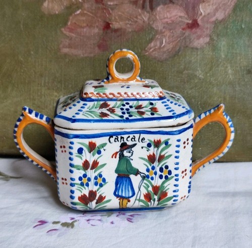 Ancien sucrier henriot quimper - ancien,