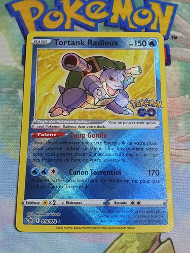 Carte pokemon tortank radieux - pokemon,
