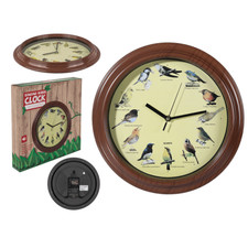 Horloge chants d'oiseaux 32 cm