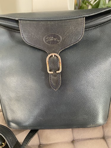 Ancien sac main bleu - main,