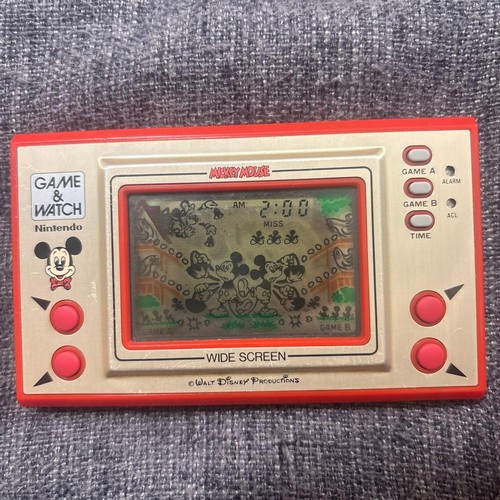Nintendo game watch mickey - nintendo, &