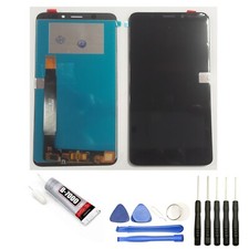 VITRE TACTILE +ECRAN LCD POUR Wiko VIEW 2 6" NOIR VERRE TREMPE OUTILS COLLE