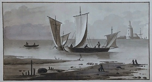 Dessin ancien marine bateaux - marine,