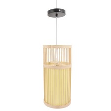  Lustre de lampe de plafond de lumière pendante en bambou pour le Restaurant