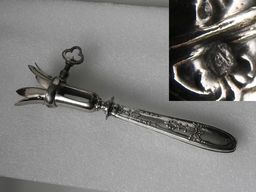Ancien manche gigot argent - manche,