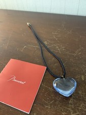 Collier cœur bleu ciel en