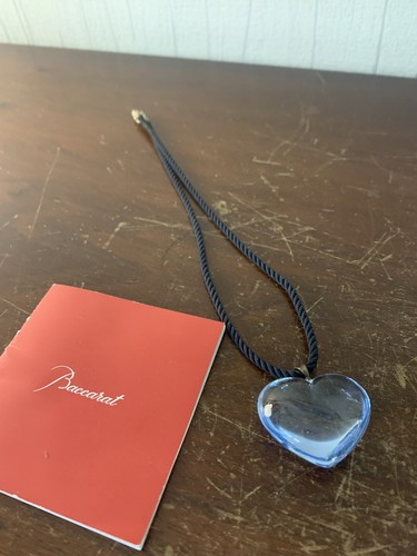Collier cœur bleu ciel - , en
