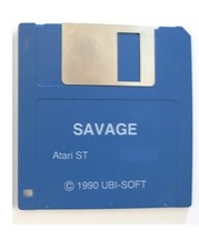 Very RARE : SAVAGE + game mod. jeu / game ATARI 520 1040 ST / STF / STE / MEGA
