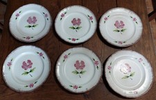 Assiettes plates série de six