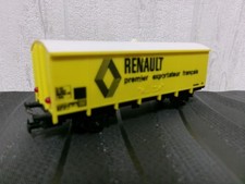 Jouef HO, Wagon couvert Renault, avec feux arrière ( fonctionnels ) ref : 6271