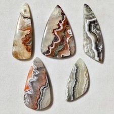 5 Pcs Lot 135 Cts Natural