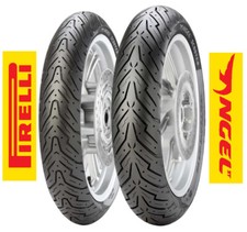 Les Pneus 120/70-14 55P 140/60-13 63P Paire Pirelli Angel Pour Piaggio X9 250