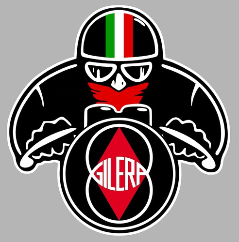Gilera biker sticker vinyle - sticker,