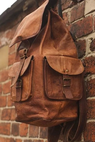 Sac dos vintage - à, cuir