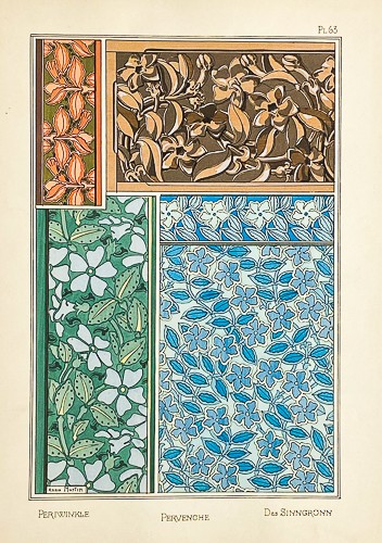 Original 1896 art nouveau - original,