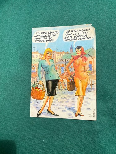 Carte humour fantaisie - carte, cp