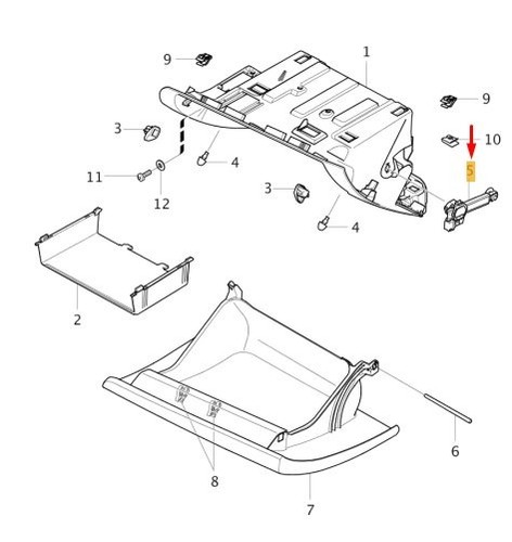 Volvo xc60 mk2 glove - mk2, box