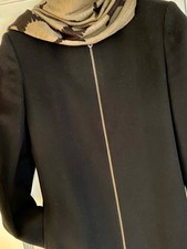 Manteau droit ras-du-cou