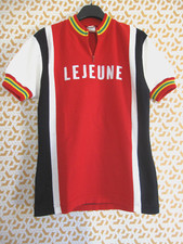 Maillot Cycliste Lejeune 70'S vintage Acrylique jersey cycling Homme - 3  / M