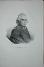 Portrait. Buste. Lithographie De Grevedon. Firmont, Henry Essex, Abbe D'Edg