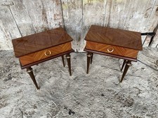 Paire Chevet Table Nuit Bois