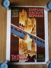 Affiche / Poster -  Train orient express- 31x43cm