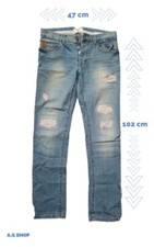 Jeans Homme Bershka Slim fit Trou Fashion Tendance Garçon Cadeau Noël Fête Style