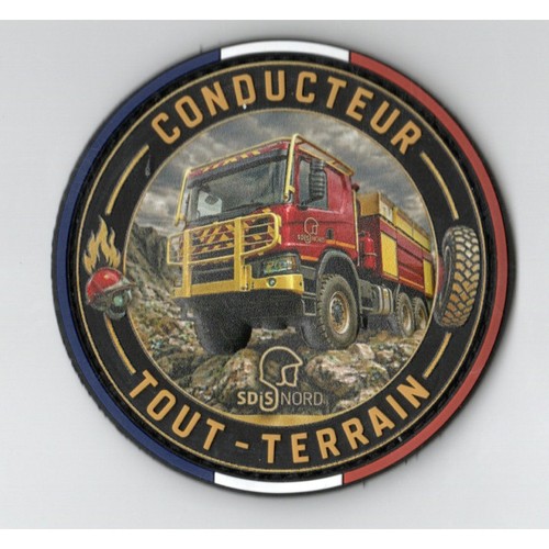 Ecussons pompiers conducteur - ecussons,