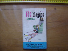 100 BLAGUES 139 Lassalvy Humour Pop 1974 GROSSES TRACES D'HUMIDITE