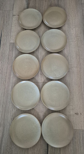 Assiettes dessert grès - a,