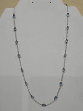 14k White Gold Necklace With
