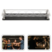  2 Pcs Range Lunettes Plateau De Service En Verre Rack Porte-verre