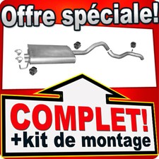 Ligne pot d'échappement pour