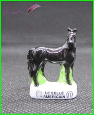 Feve Les races de Cheval Horse Edition Atlas " Le Selle Américain " #A51